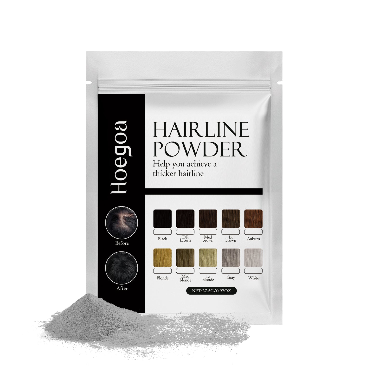 Hairline Powder, Fill In The Top Of Your Hairline With A Refreshing Fluffy Shade Powder