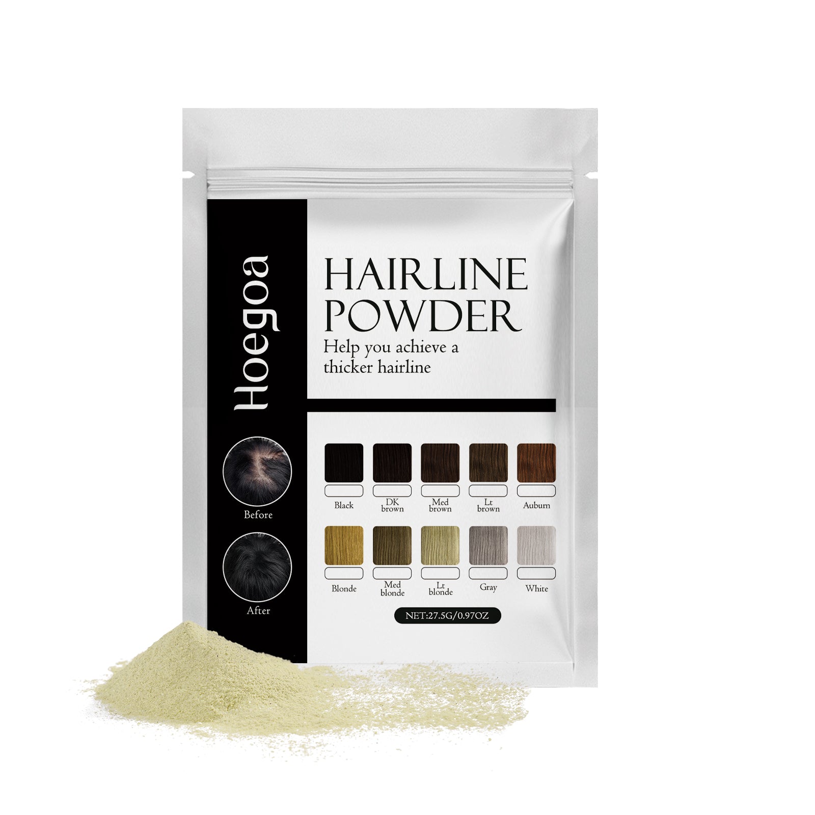 Hairline Powder, Fill In The Top Of Your Hairline With A Refreshing Fluffy Shade Powder
