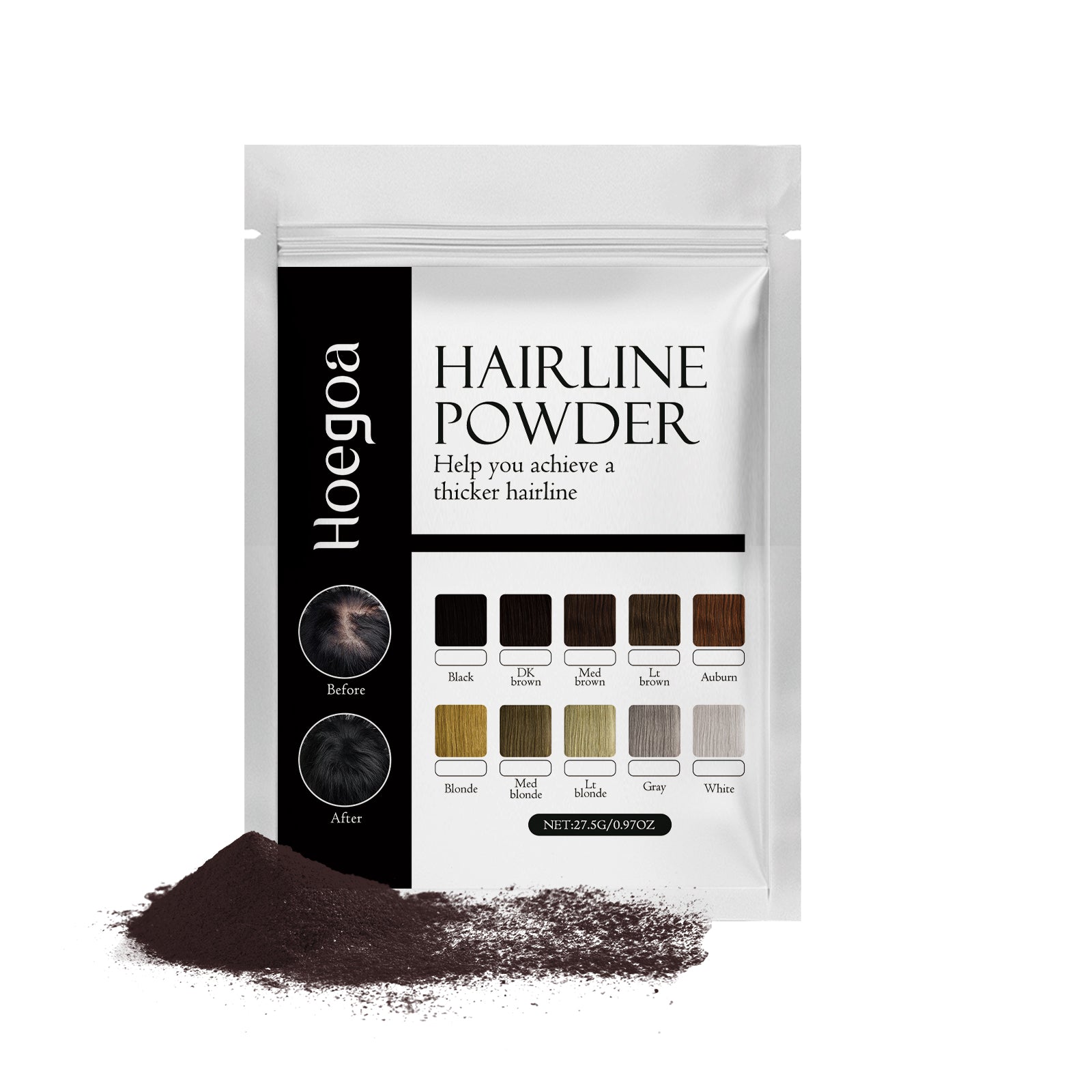 Hairline Powder, Fill In The Top Of Your Hairline With A Refreshing Fluffy Shade Powder