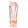 450ml Electric Stirring Cup Spiral Pattern Vortex Protein Powder Shake Cup Automatic Shake Cup Colorful Running Lantern