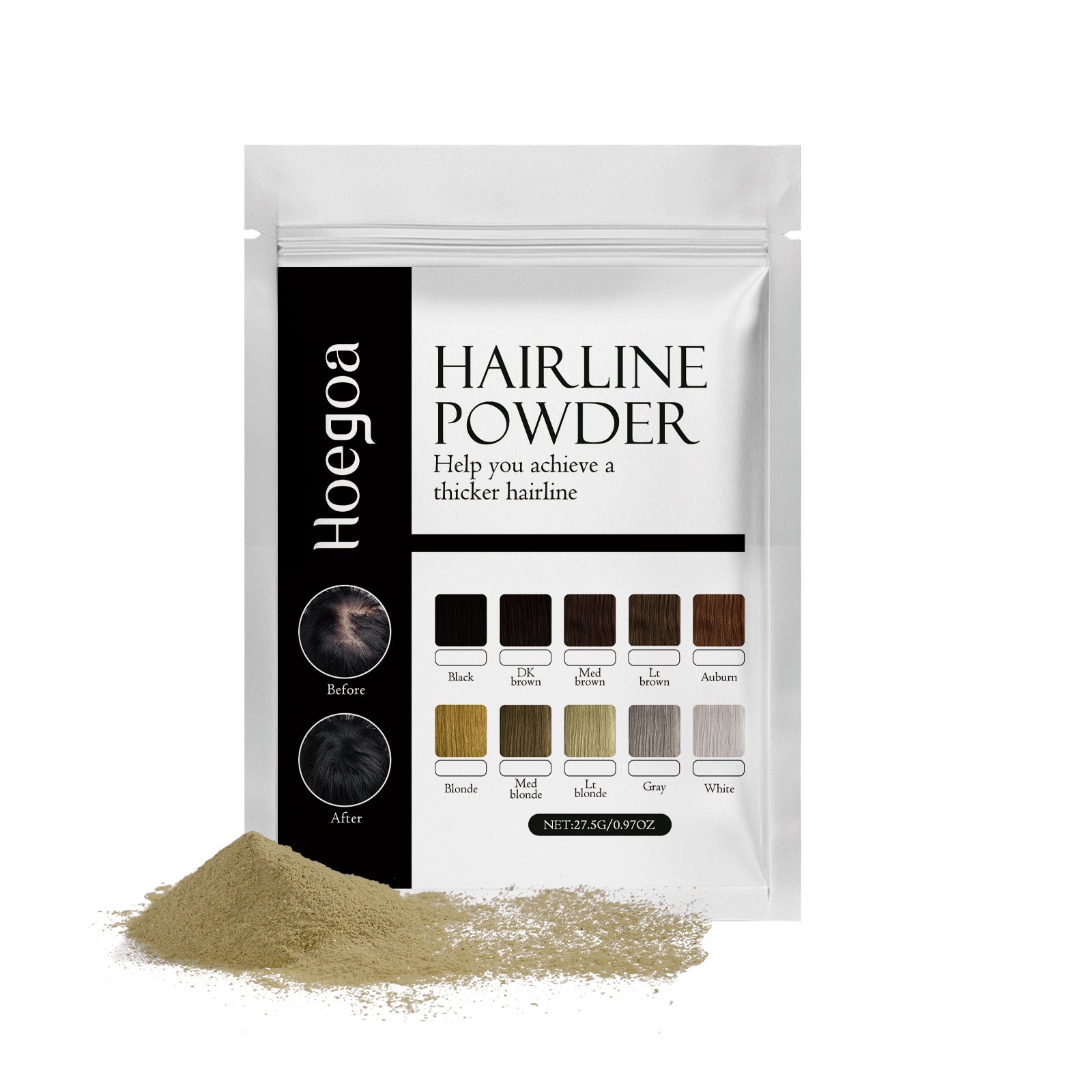 Hairline Powder, Fill In The Top Of Your Hairline With A Refreshing Fluffy Shade Powder