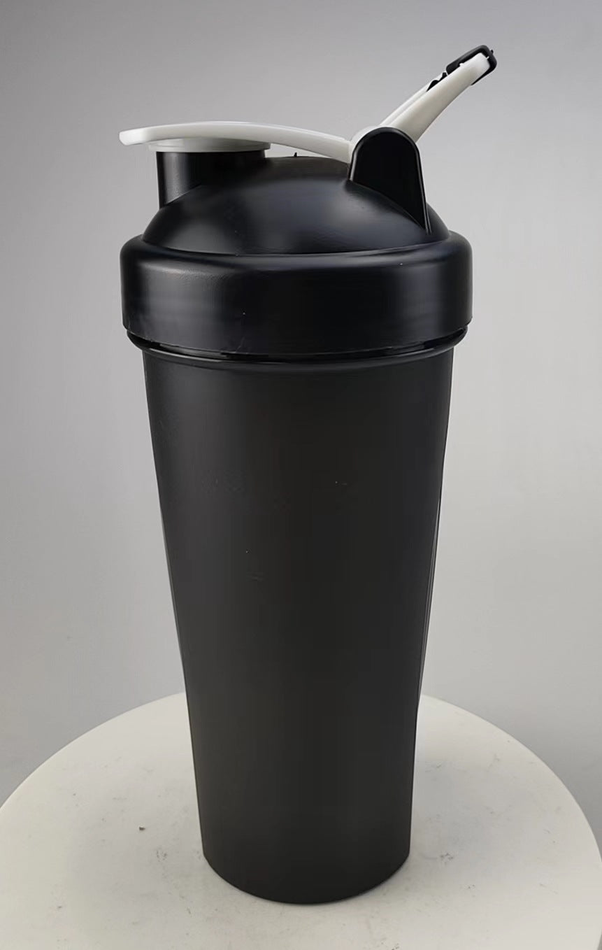 Fitness portable shaking cup protein powder milk shake cup 600ml mixing cup sports plastic water cup