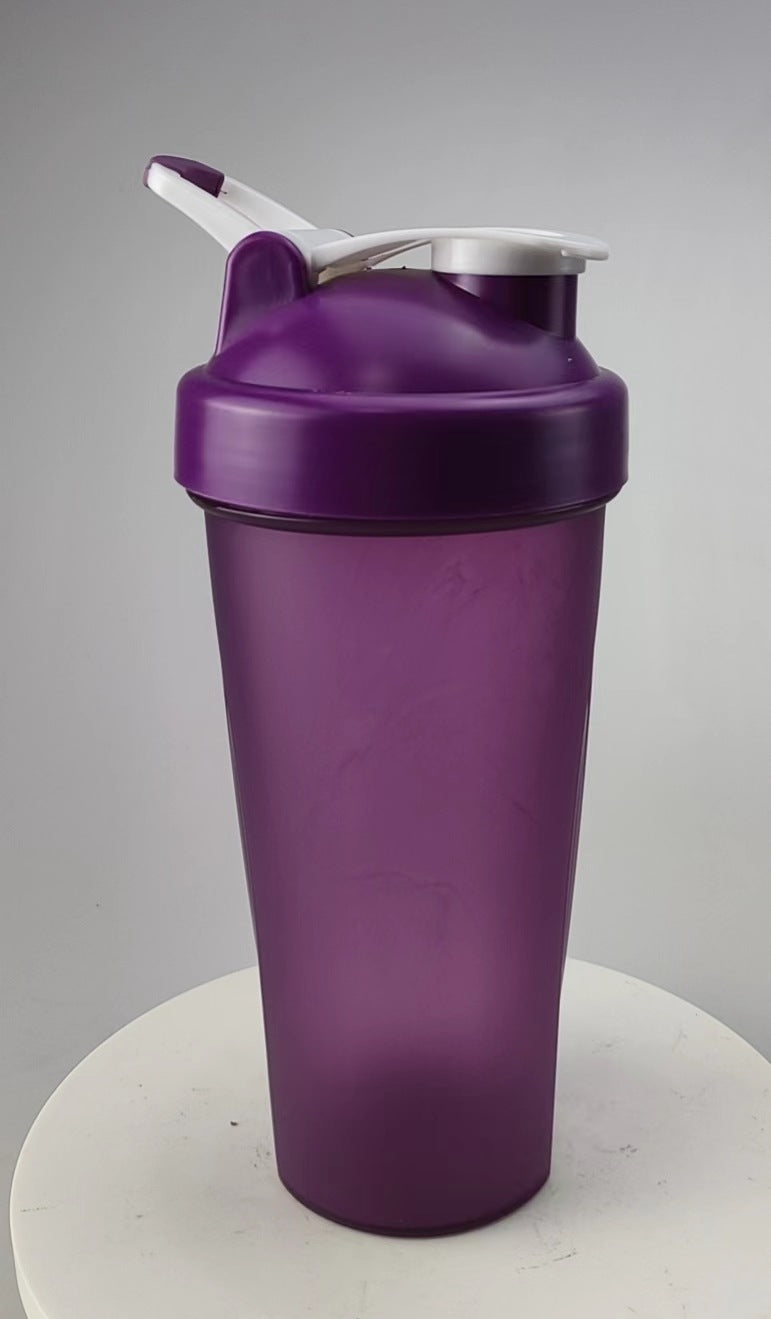 Fitness portable shaking cup protein powder milk shake cup 600ml mixing cup sports plastic water cup