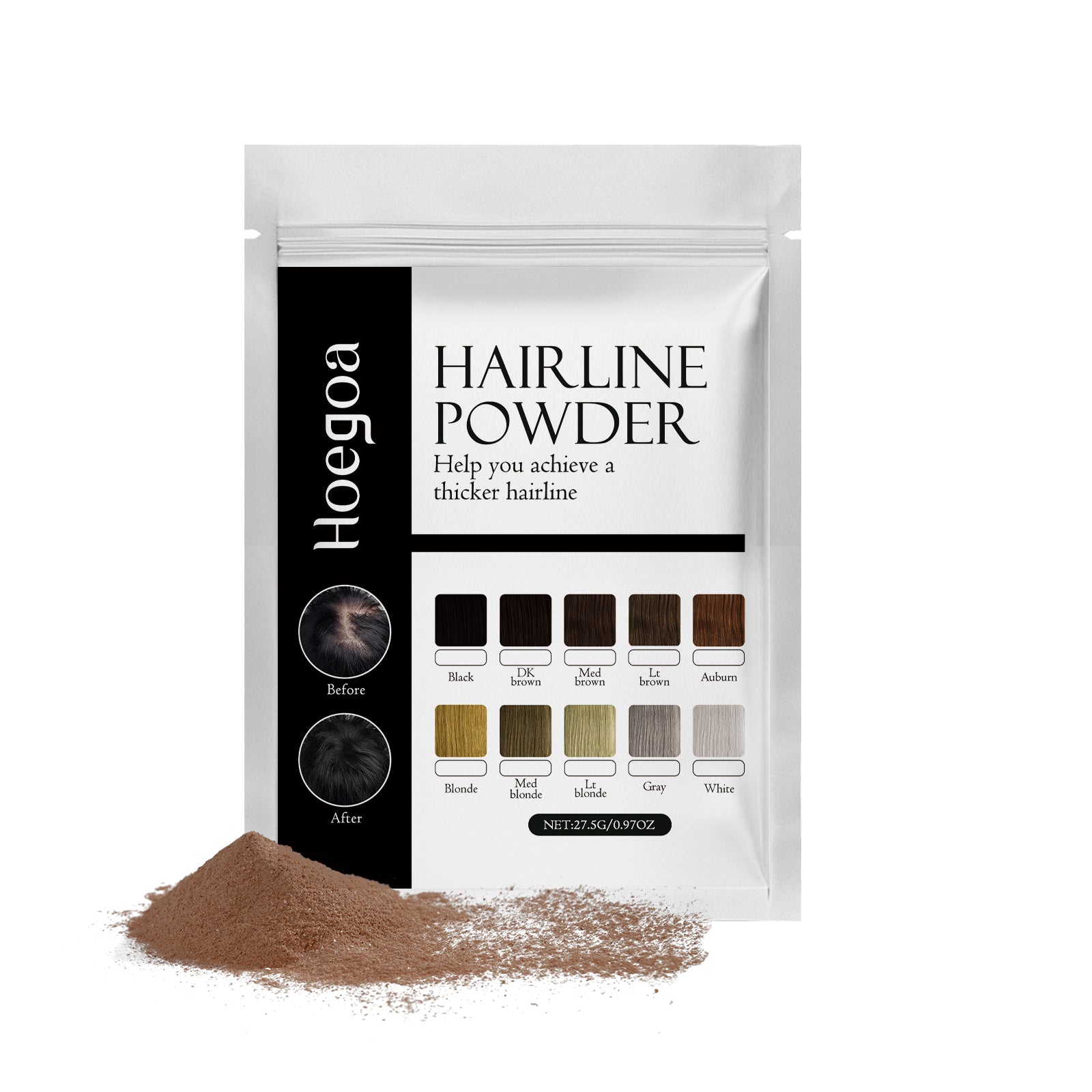 Hairline Powder, Fill In The Top Of Your Hairline With A Refreshing Fluffy Shade Powder