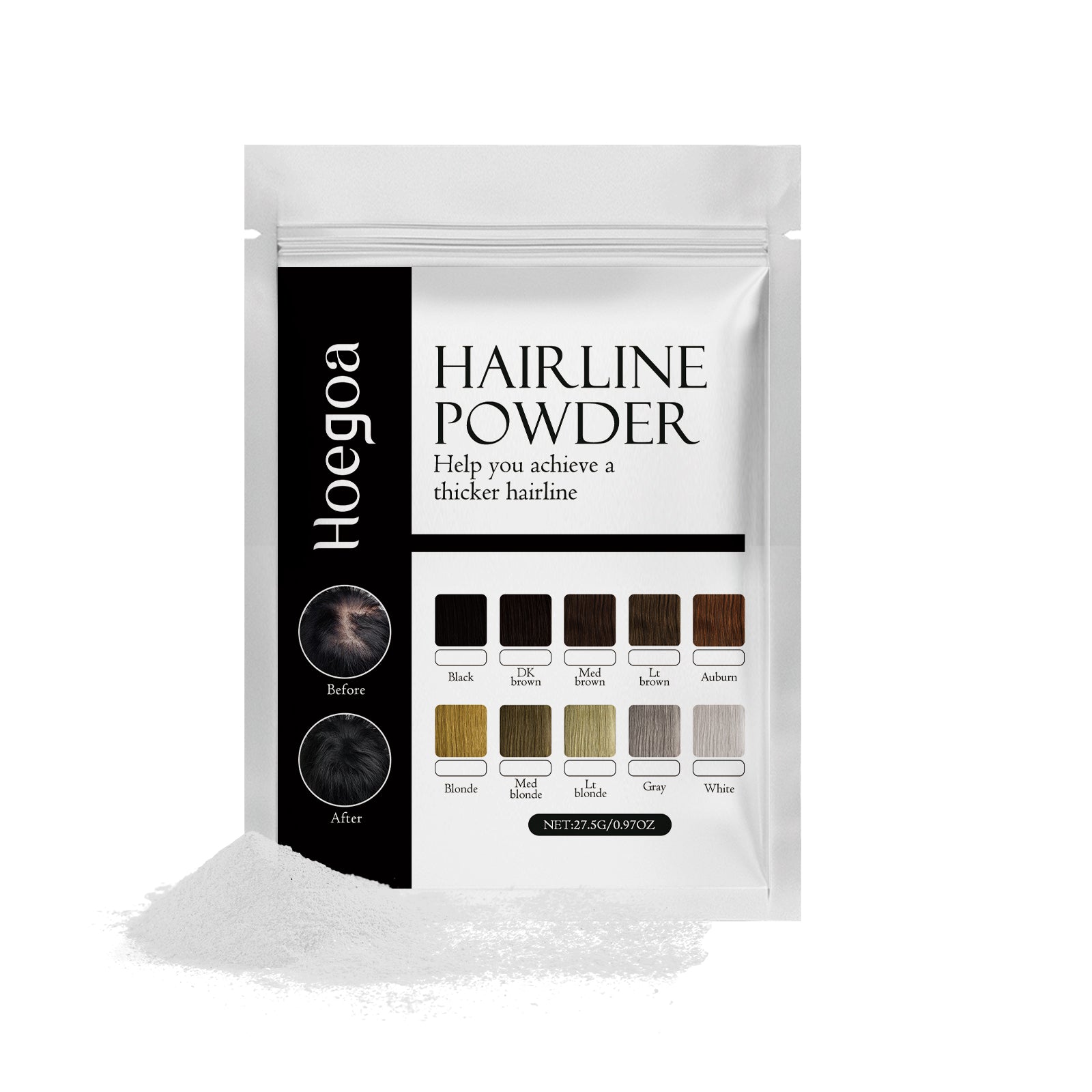 Hairline Powder, Fill In The Top Of Your Hairline With A Refreshing Fluffy Shade Powder